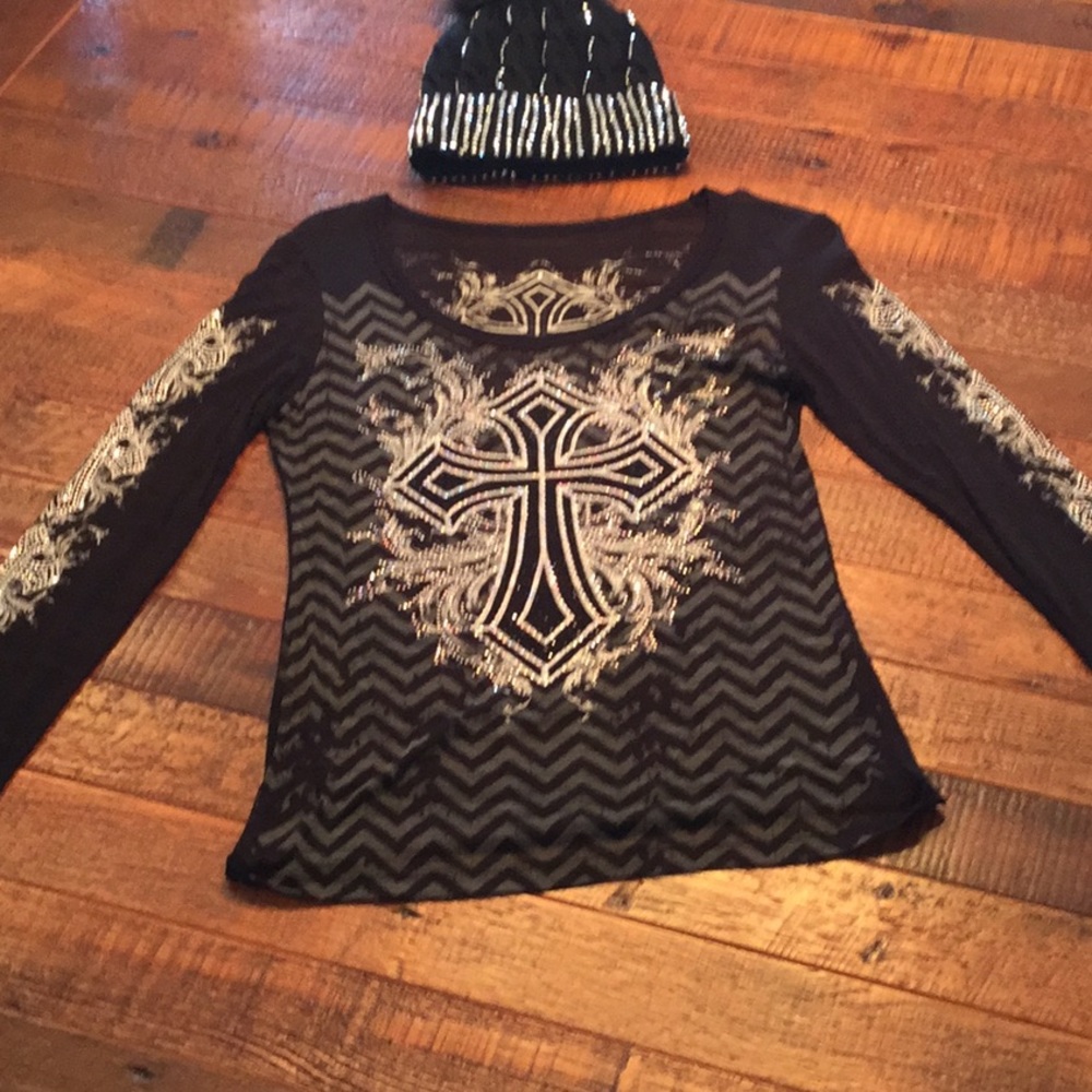 BKE BLING TOP